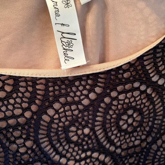 Emma & Michelle Long Sleeve Dress with Bat wing - Picture 4 of 4